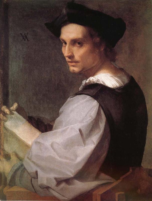 Andrea del Sarto Portrait of man China oil painting art